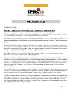 media release - Bmobile