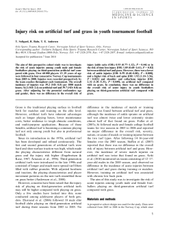 Soligard_2010_SJMSS_Injury risk on artificial turf and grass in