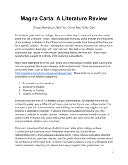 Magna Carta: A Literature Review