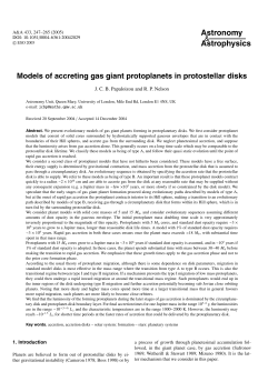 Models of accreting gas giant protoplanets in