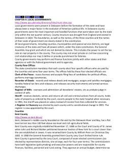 CHAPTER 9: LOCAL GOVERNMENTS http://www.ipa.udel.edu