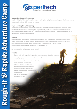 R ough-it @ R apids Adventure Camp