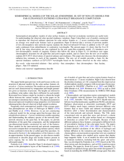 SEMIEMPIRICAL MODELS OF THE SOLAR ATMOSPHERE. III. SET