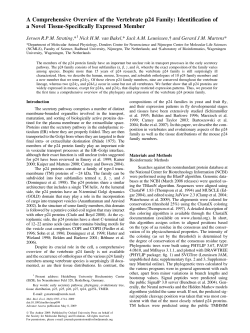 A Comprehensive Overview of the Vertebrate