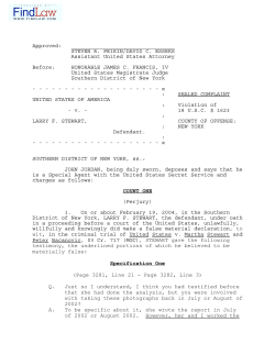 US v. Larry Stewart - FindLaw Legal News