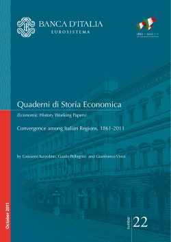 Convergence among Italian Regions, 1861-2011