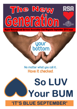 The RSA Club Magazine for September 2014 is
