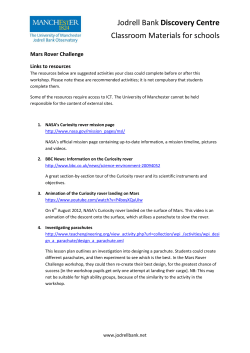 Mars Rover Challenge Links