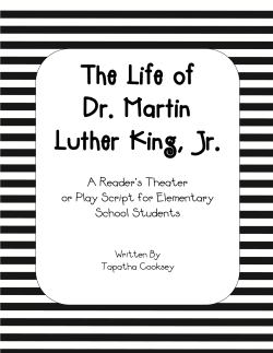 Student Council Speaking Roles