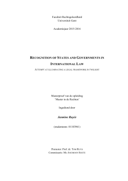 Jasmine Rayée - Ghent University Library