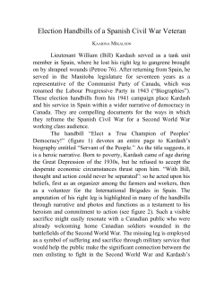 PDF Copy - Canadian Cultural History About The Spanish Civil War