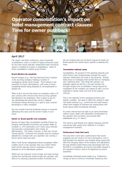 Owners VS Operators article