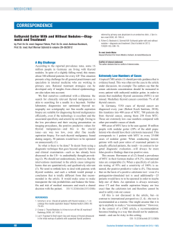 correspondence - Deutsches &Auml;rzteblatt