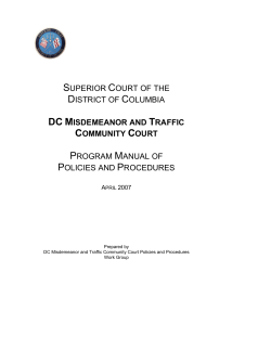 Misdemeanor and Traffic Community Court