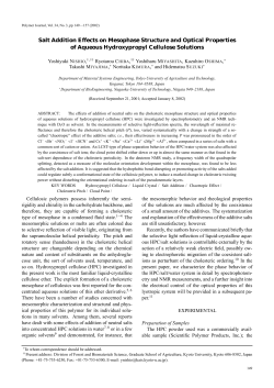Salt Addition Effects on Mesophase Structure and Optical
