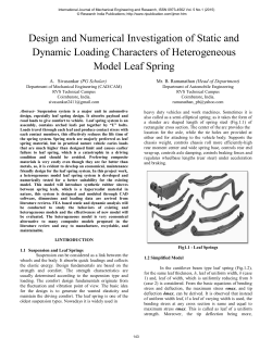 Design and Numerical Investigation of Static and Dynamic Loading