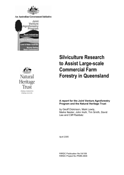 Silviculture Research to Assist Large