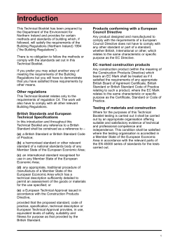 Introduction - Building Control NI