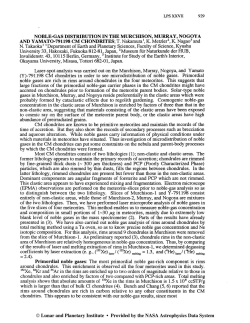 NOBLE-GAS DISTRIBUTION IN THE MURCHISON, MURRAY