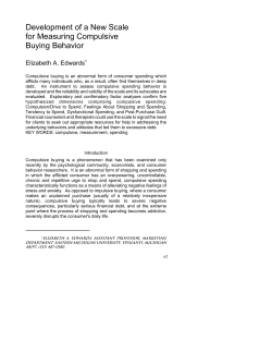 Development of a New Scale for Measuring Compulsive