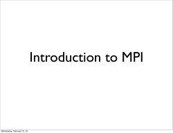 first set MPI slides - Purdue College of Engineering
