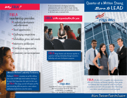 2016-17 National FBLA Promotional Brochure #1