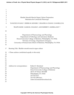 1 2 3 4 Bladder Smooth Muscle Organ Culture Preparation 5