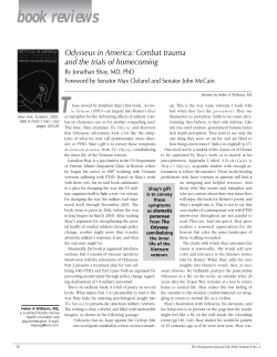 book reviews Odysseus in America: Combat