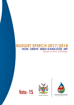 ec2_MME_Budget Speec.. - Ministry of Mines and Energy