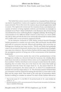 Rational Order in Tone Scales and Cone Scales