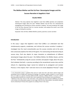 The Welfare Mother and the Fat Poor