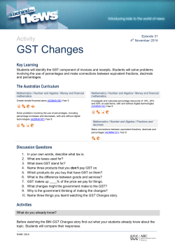 GST Changes