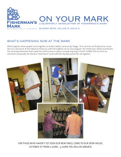 ON YOUR MARK - Fisherman`s Mark