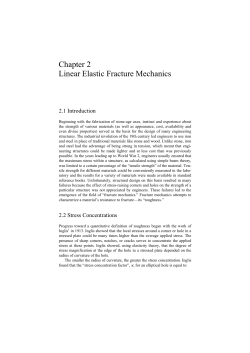 Chapter 2 Linear Elastic Fracture Mechanics