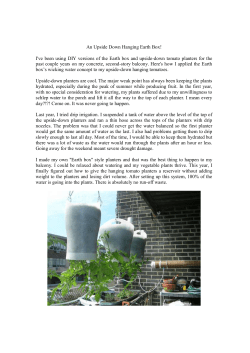 An Upside Down Hanging Earth Box!