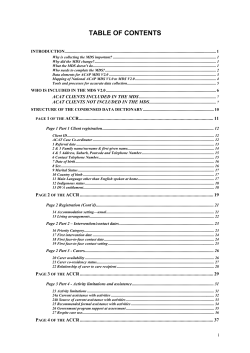Aged Care Assessment Program