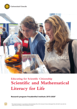 Scientific and Mathematical Literacy for Life