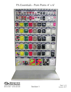 PA Essentials - Pom Poms 4` x 6` - Petersen-Arne