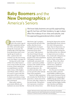 Baby Boomers and the New Demographics of