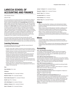 Accounting - Course Catalog 2016-2017