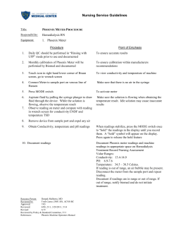 Nursing Service Guidelines