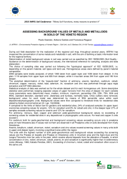 abstract only - ARPA Lombardia