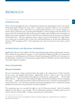 MENA Voter Registration - National Democratic Institute