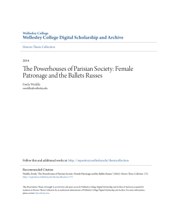 The Powerhouses of Parisian Society: Female Patronage and the