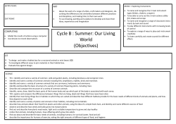 Our Living World - Scarcroft Primary School