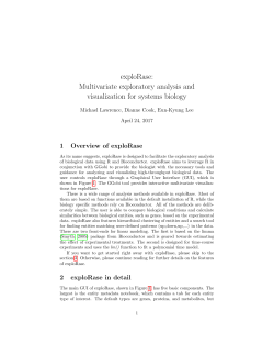 exploRase - Bioconductor