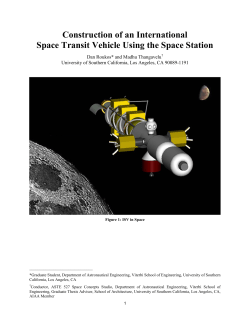 The International Space Transit Vehicle