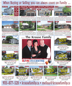 905~877~5211 • krausefamily.ca • melissa