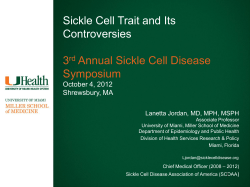Sickle Cell Trait [Lanetta Jordan