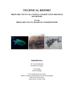 technical report - Broward County!